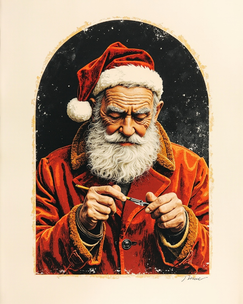 Christmas e-card design