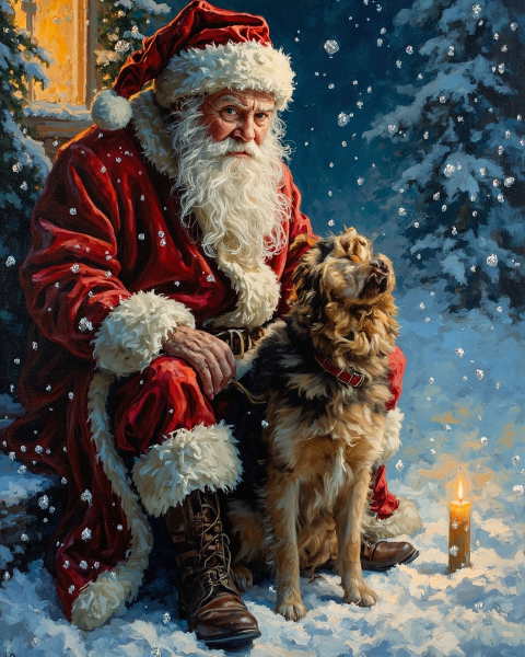 Christmas e-card design