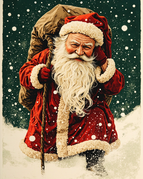 Christmas e-card design