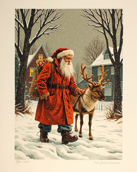Christmas e-card design