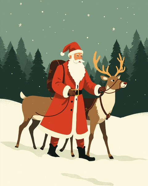 Christmas e-card design
