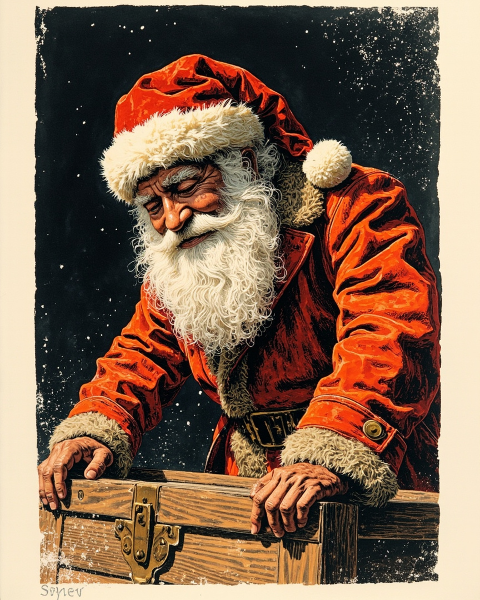 Christmas e-card design