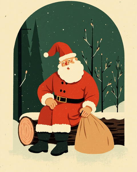 Christmas e-card design