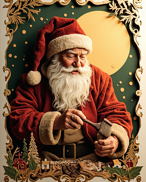 Christmas e-card design