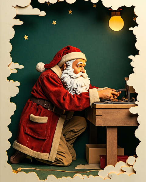 Christmas e-card design