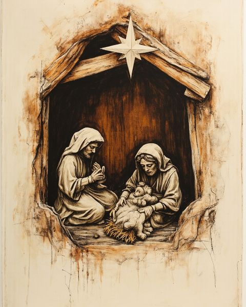 Christmas e-card design