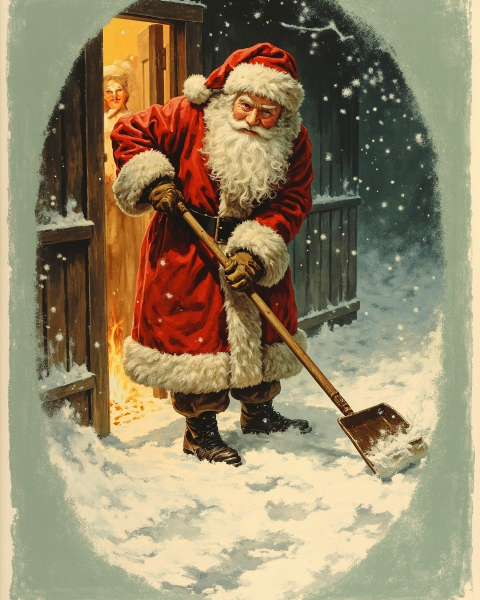 Christmas e-card design