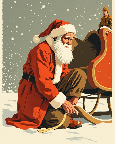 Christmas e-card design