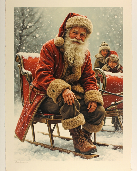 Christmas e-card design