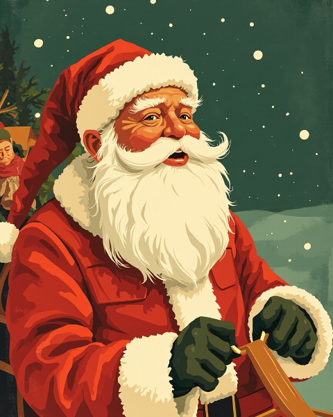Christmas e-card design