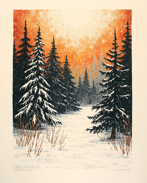 Christmas e-card design