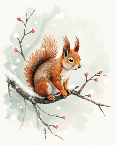 Christmas e-card design