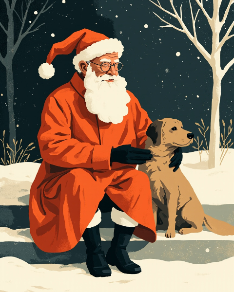 Christmas e-card design