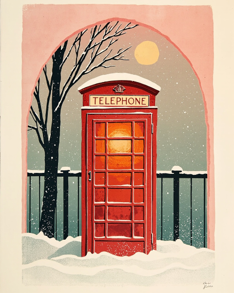 Christmas e-card design