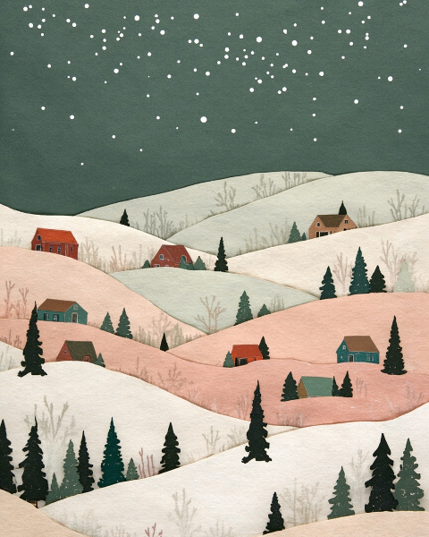 Christmas e-card design