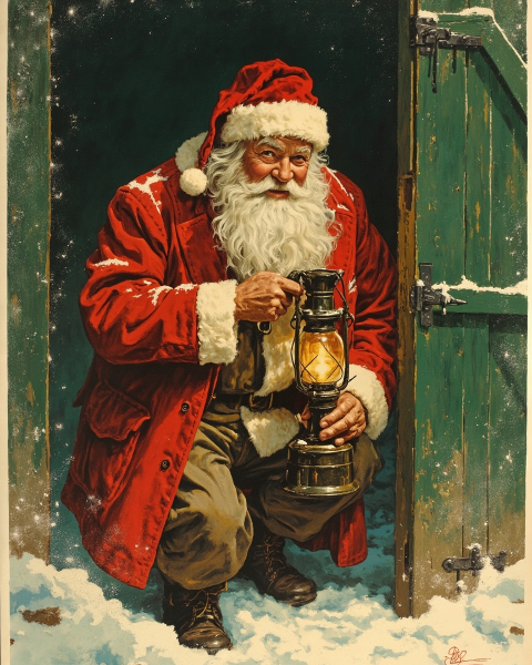 Christmas e-card design