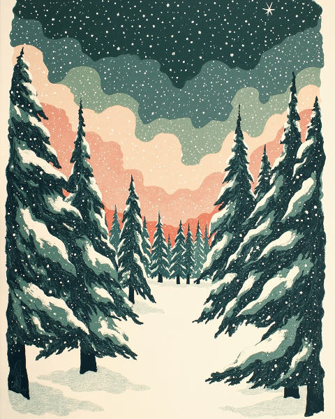 Christmas e-card design