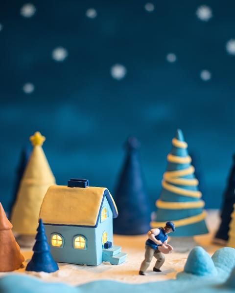 Christmas e-card design