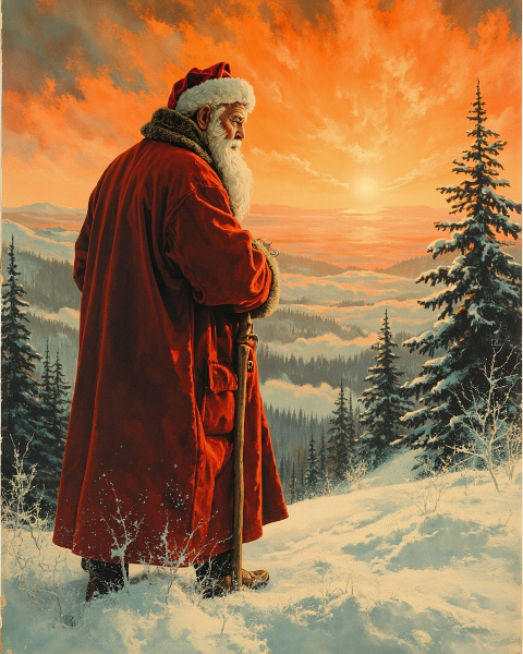 Christmas e-card design