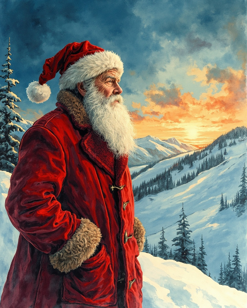 Christmas e-card design
