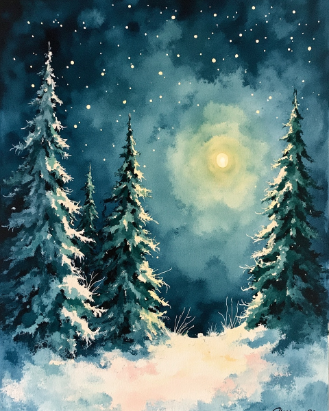 Christmas e-card design