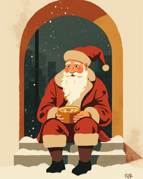 Christmas e-card design