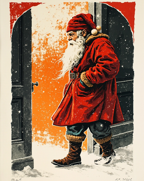 Christmas e-card design