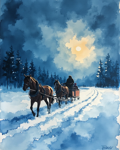 Christmas e-card design