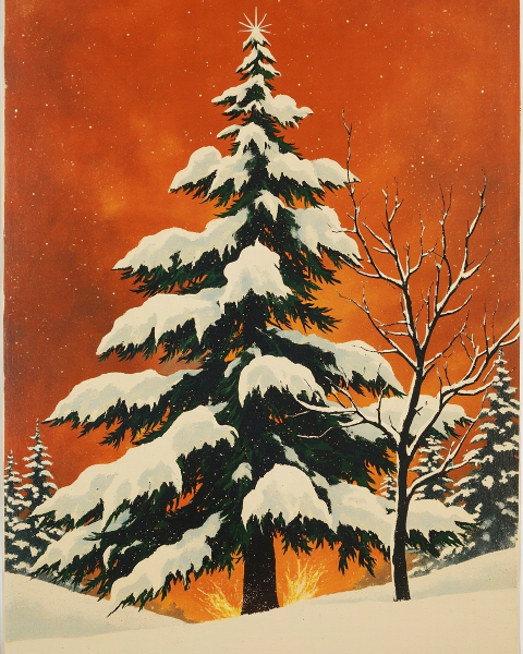 Christmas e-card design