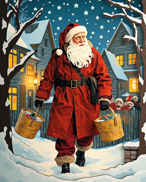 Christmas e-card design