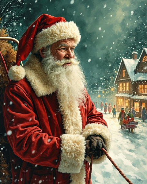 Christmas e-card design