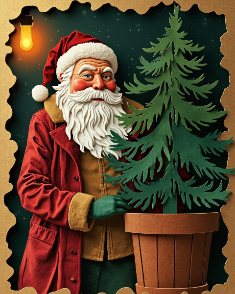 Christmas e-card design