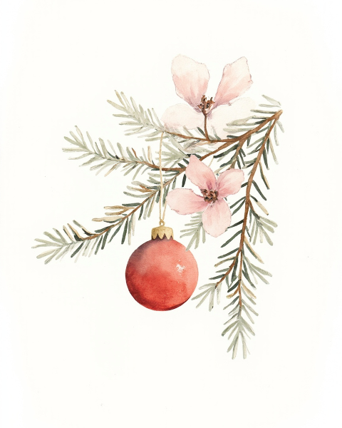 Christmas e-card design