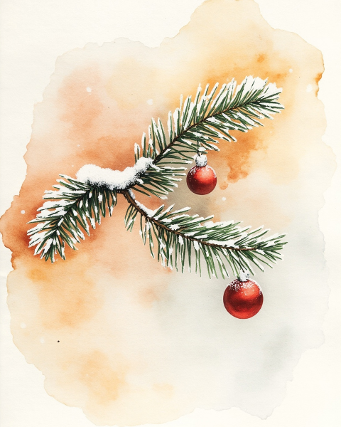 Christmas e-card design