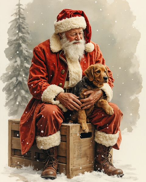 Christmas e-card design
