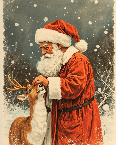 Christmas e-card design