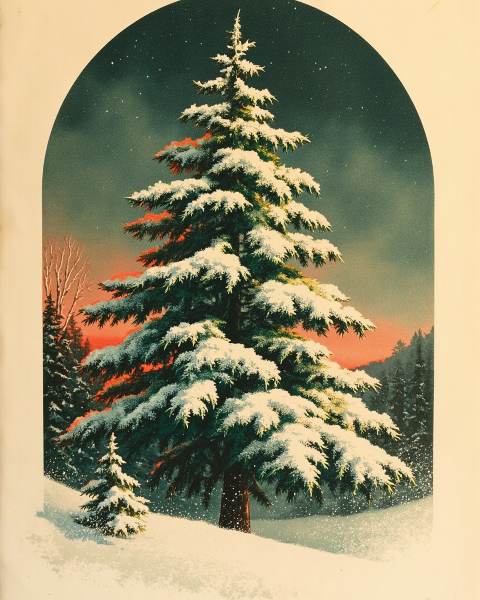 Christmas e-card design