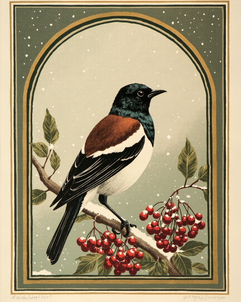 Christmas e-card design