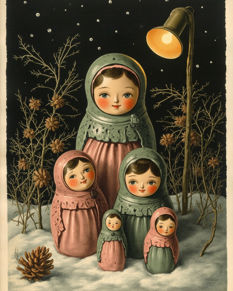 Christmas e-card design