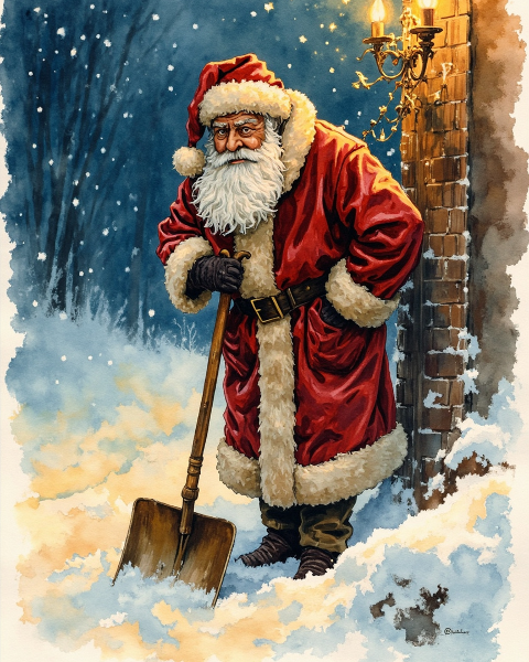 Christmas e-card design