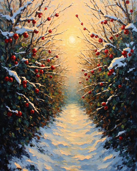 Christmas e-card design