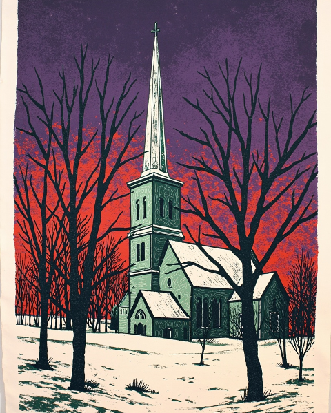 Christmas e-card design