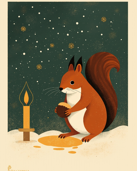 Christmas e-card design