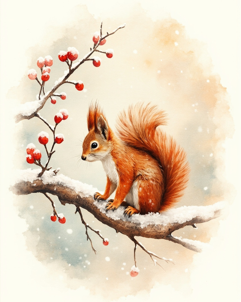 Christmas e-card design
