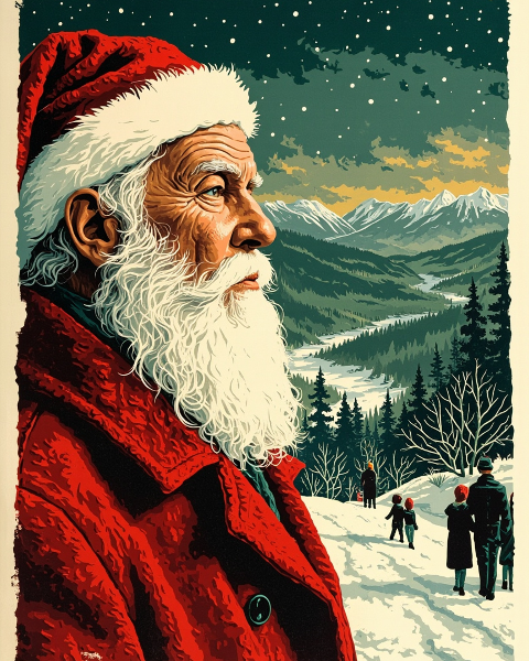 Christmas e-card design