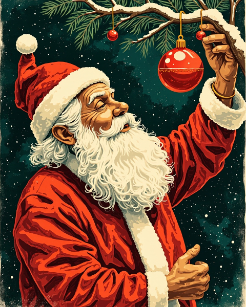Christmas e-card design