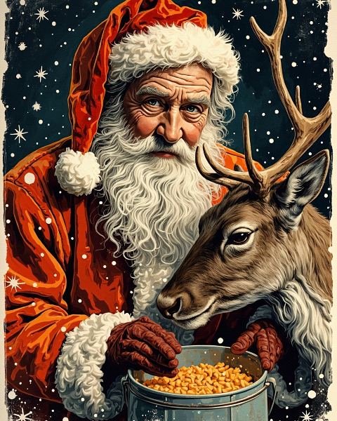 Christmas e-card design