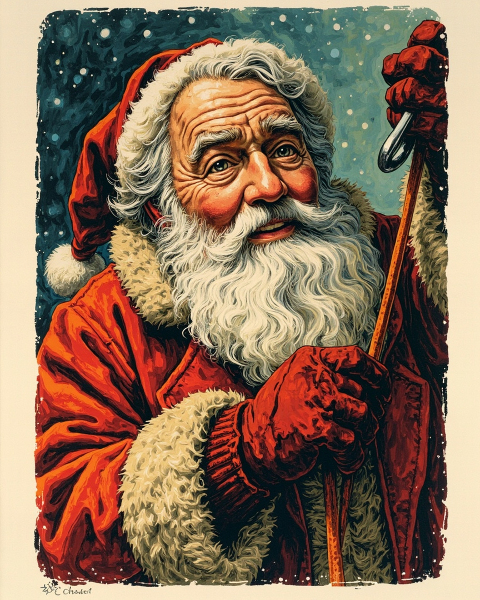 Christmas e-card design