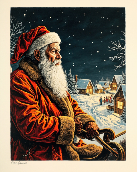 Christmas e-card design