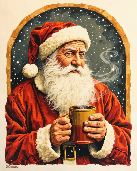 Christmas e-card design
